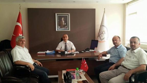 Memur-Sen Ordu İl Başkanı İle Eğitim Bir Sen Samsun, Trabzon ve  Sinop  İl Şube Başkanları Müdürümüzü Ziyaret Etti.