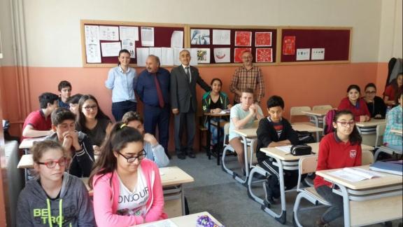 İl Milli Eğitim Müdürümüz Nevzat TÜRKKAN Gelincik ortaokulunu ziyaret etti.