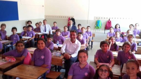 İl Milli Eğitim Müdürümüz Nevzat TÜRKKAN , Mehmet Akif Ersoy Ortaokulunu ziyaret etti.