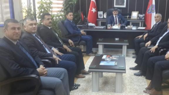 İl Milli Eğitim Müdürlüğü yöneticilerimiz İl Emniyet Müdürü Ercan DAĞDEVİREN´i ziyaret etti.