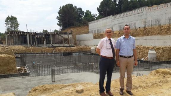 İl Milli Eğitim Müdürümüz Nevzat TÜRKKAN´ın, Sinop Denizcilik Lisesi inşaatı ziyareti.