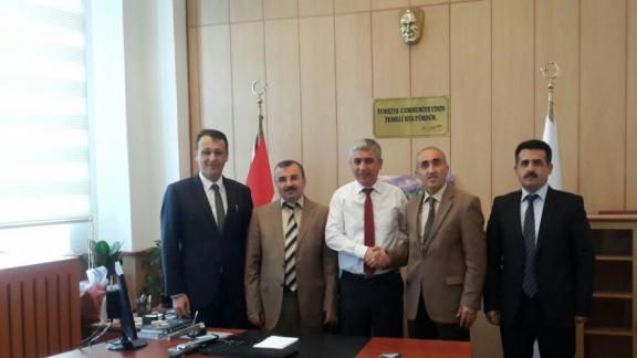 İl Milli Eğitim Müdürü Nevzat TÜRKKAN Kültür ve Turizm Müdürlüğünü ziyaret etti.