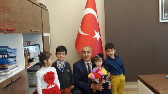 Sinop İl Müftlüğü Anaokulu Öğrencileri Kutlu Doğum Haftası Nedeniyle İl Milli Eğitim Müdürümüzü Ziyaret Etti