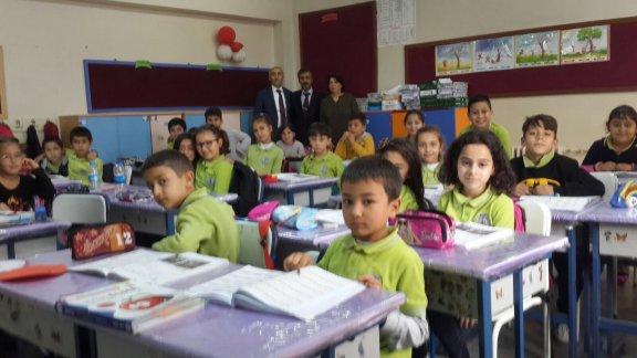 İl Milli Eğitim Müdürümüz Nevzat TÜRKKAN, Fatih İlkokulunu Ziyaret Etti