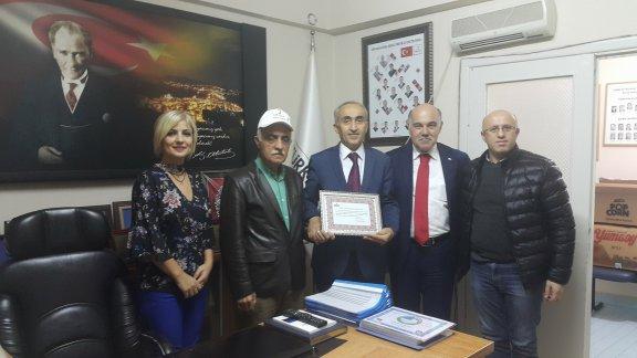 İl Milli Eğitim Müdürümüz Nevzat TÜRKKAN, Türk Kızılayı Sinop Şube Yönetimini Ziyaret Etti